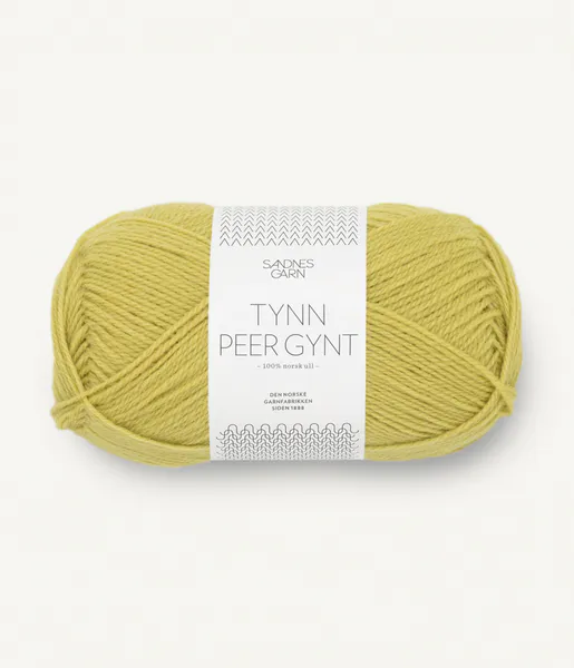 Hovedbilde Sandnes Tynn Peer Gynt 9825 Sunny Lime garn utgår