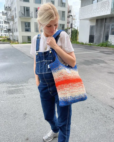Hovedbilde Technicolor Tote Bag PetiteKnit oppskrift