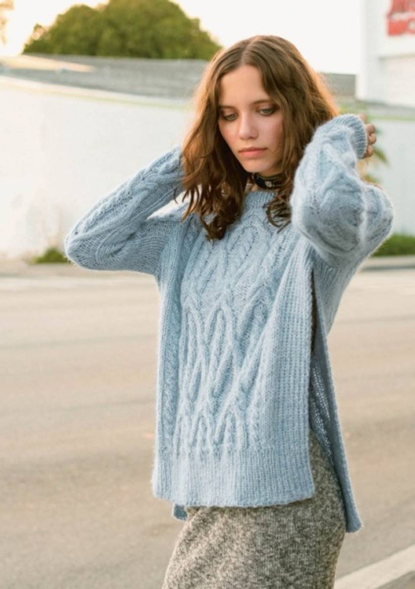 Gratis 1703 Lune favoritter dame oppskrift Sandnes garn*