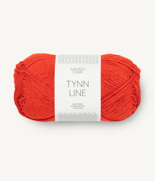 Hovedbilde Sandnes Tynn Line 3819 Spicy Orange garn