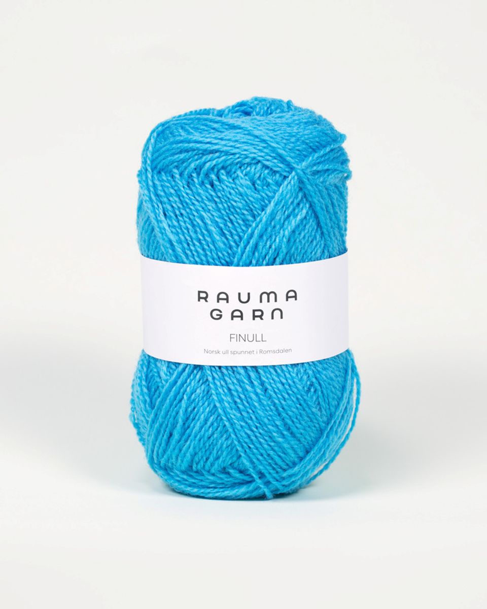 Rauma Finull 4705 Lys turkis garn