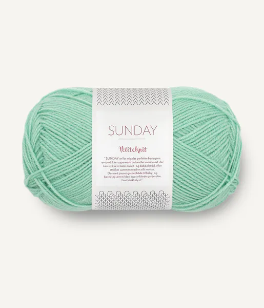 Hovedbilde Sunday PetiteKnit 7723 Mint garn