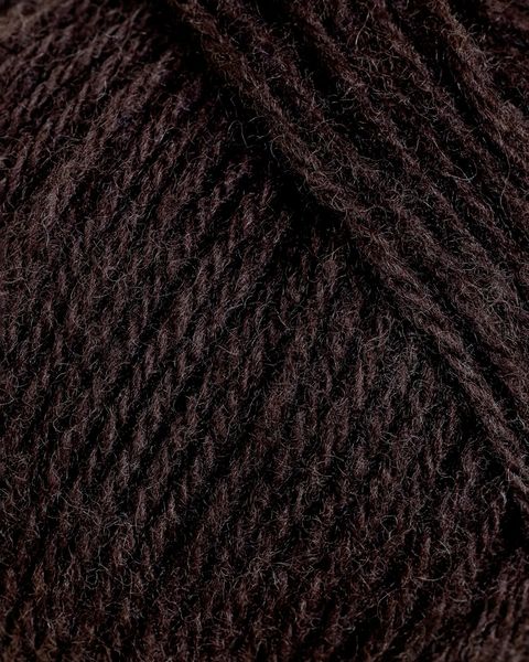 Hovedbilde Lun Merino 06 Mørk sjokolade Rauma garn
