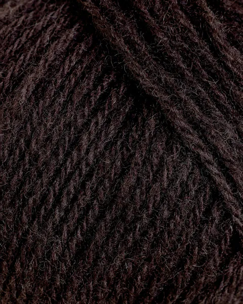 Hovedbilde Lun Merino 06 Mørk sjokolade Rauma garn