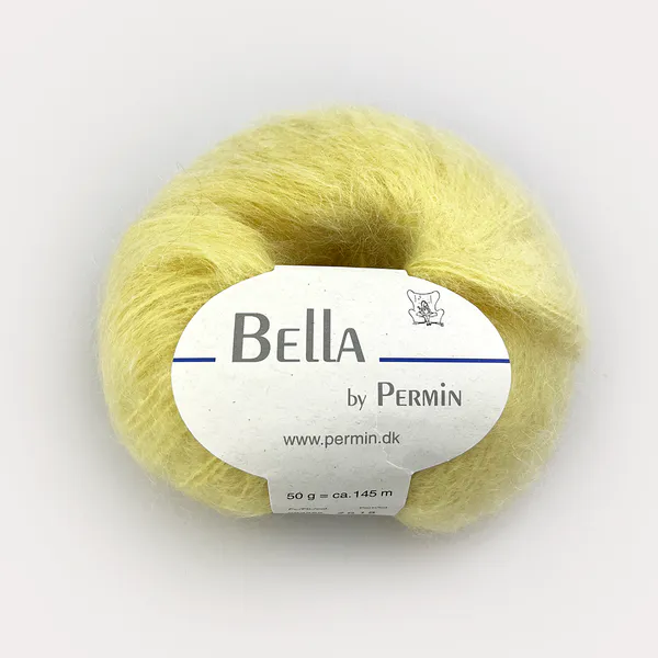 Hovedbilde Permin Bella 255 Lys gul garn