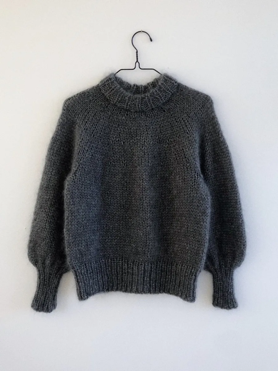 Saturday Night Sweater genser PetiteKnit mønster