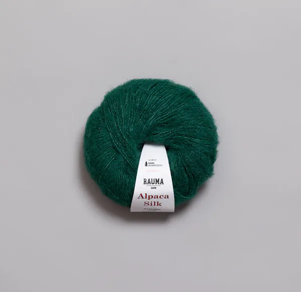 Hovedbilde Rauma Alpaca Silk 0961 Grønn utgår