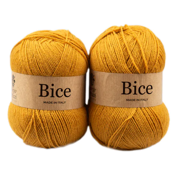 Hovedbilde Bice sokkegarn 304 Okergul