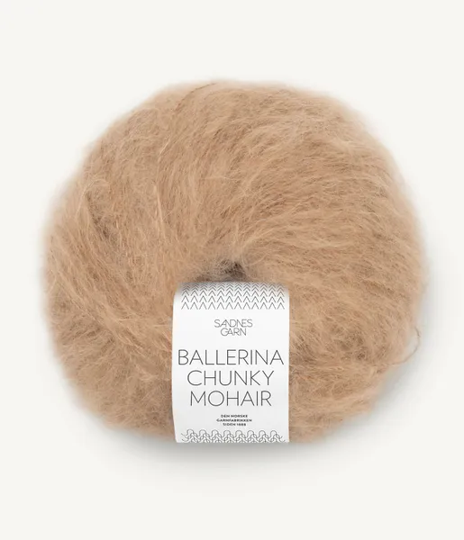 Hovedbilde Ballerina 3031 Camel Chunky mohair Sandnes garn