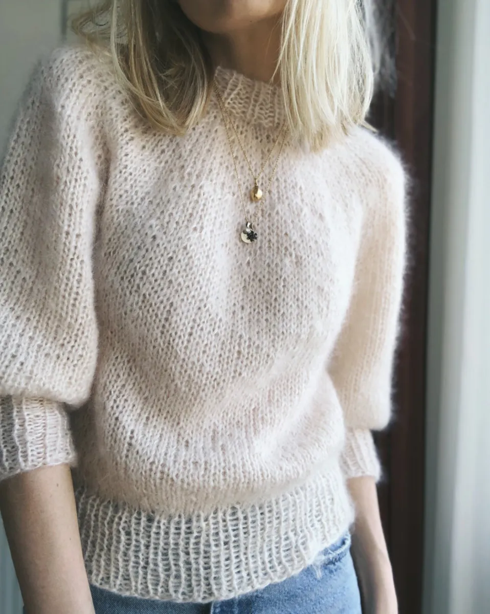 Saturday Night Sweater genser PetiteKnit mønster