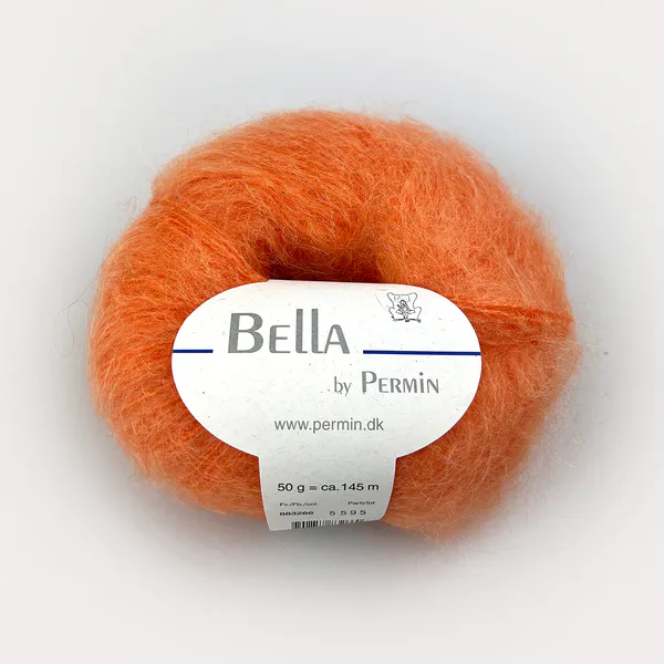 Hovedbilde Permin Bella 266 Lys oransje garn