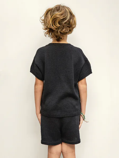 Hovedbilde 2503-6 Mio Tee og Shorts Junior fra Sandnes garn