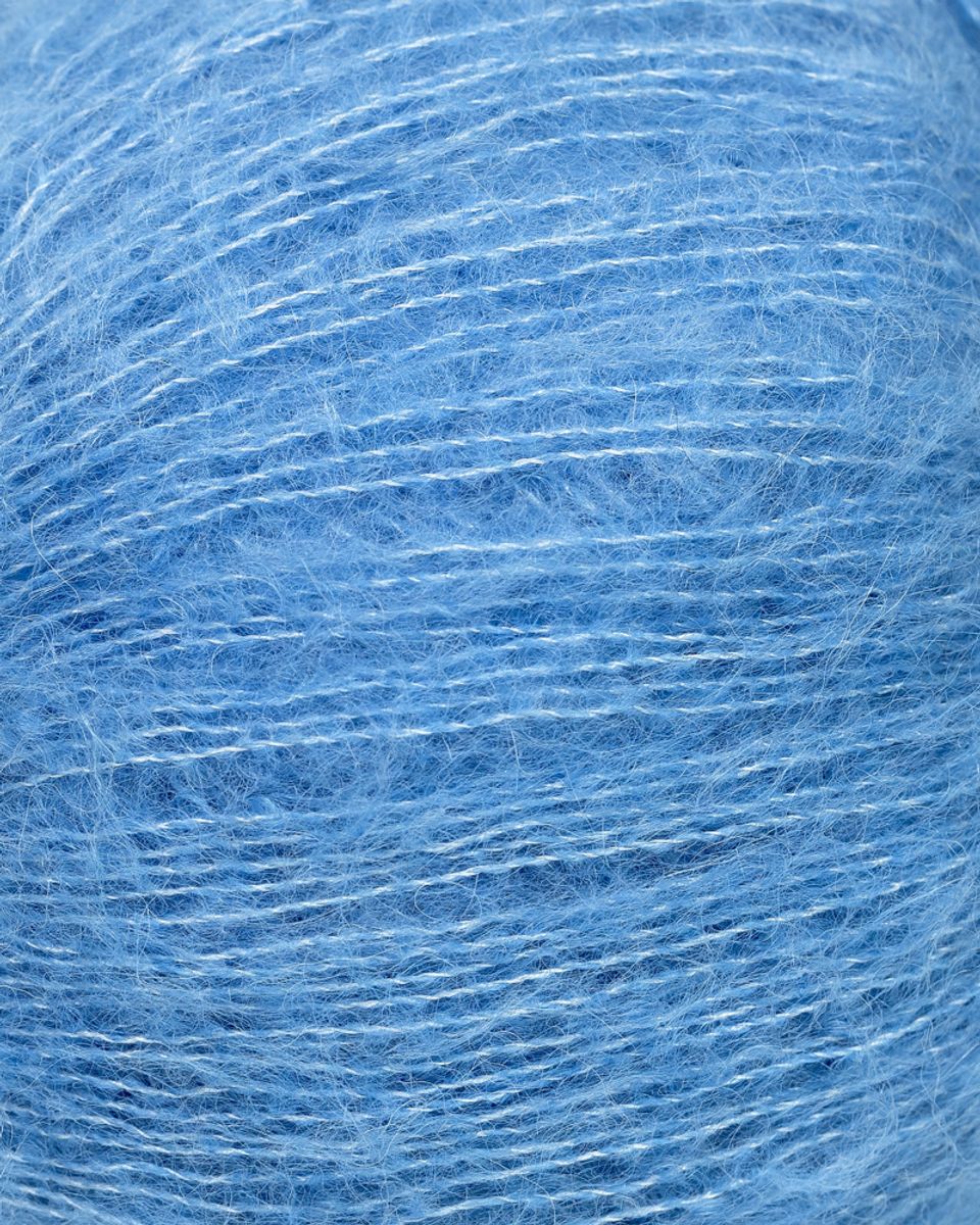 Rauma Alpaca Silk 1389 Himmelblå garn