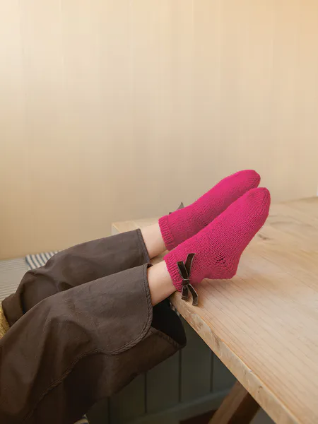 Hovedbilde 2501-7 Bow Socks Junior fra Sandnes garn