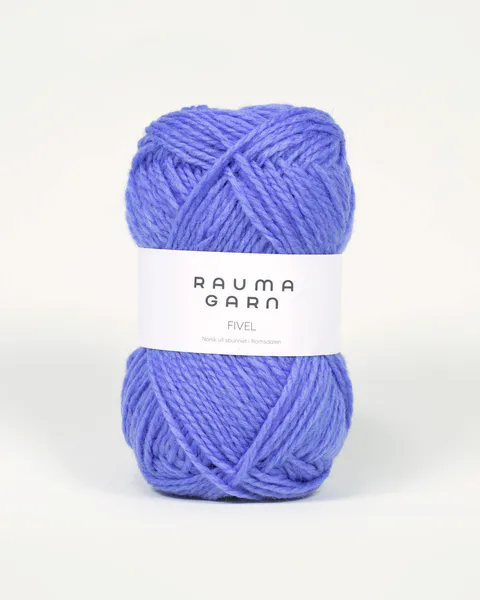 Hovedbilde Fivel 07 Himmelblå Rauma garn