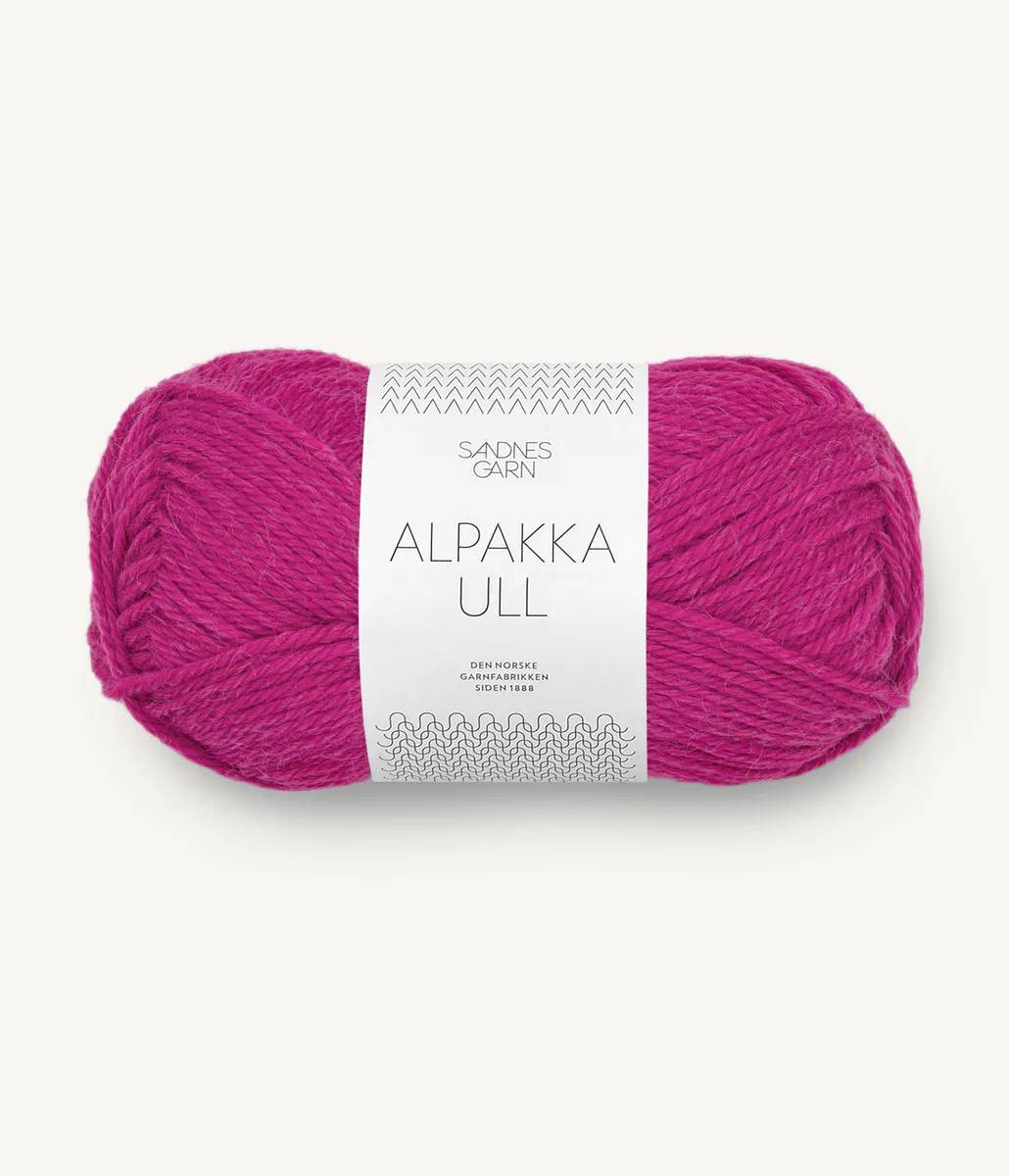 Sandnes Alpakka Ull 4600 Jazzy Pink garn utgår