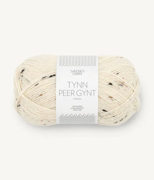 Hovedbilde Sandnes Tynn Peer Gynt 2523 Natur Tweed garn