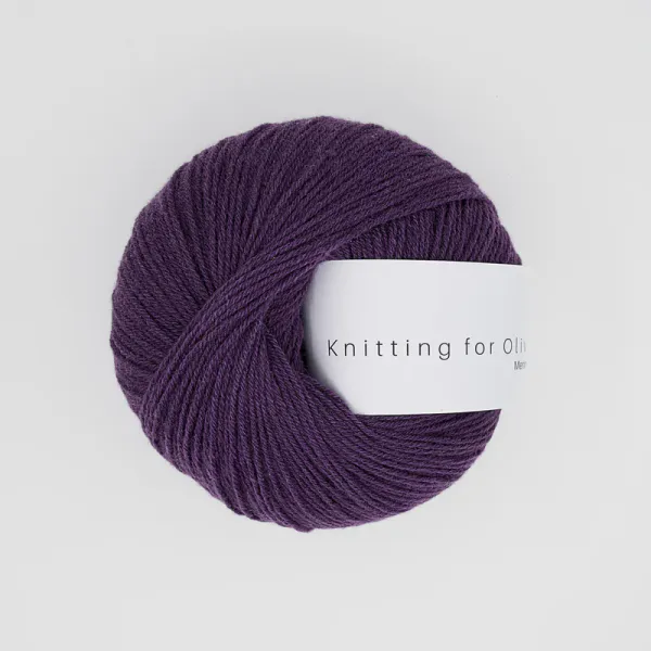 Hovedbilde Merino Plomme Knitting for Olive