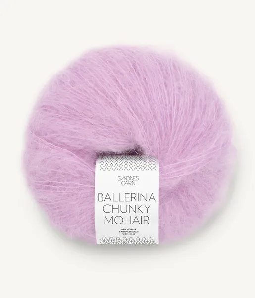 Hovedbilde Ballerina 5023 Lilac Chunky Mohair Sandnes garn