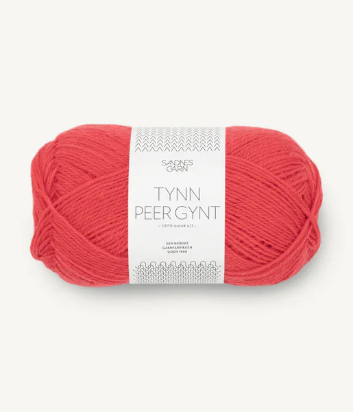 Hovedbilde Sandnes Tynn Peer Gynt 4008 Poppy garn utgår