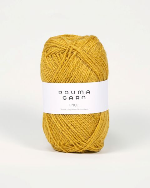 Hovedbilde Rauma Finull 4805 Sennepsgul garn