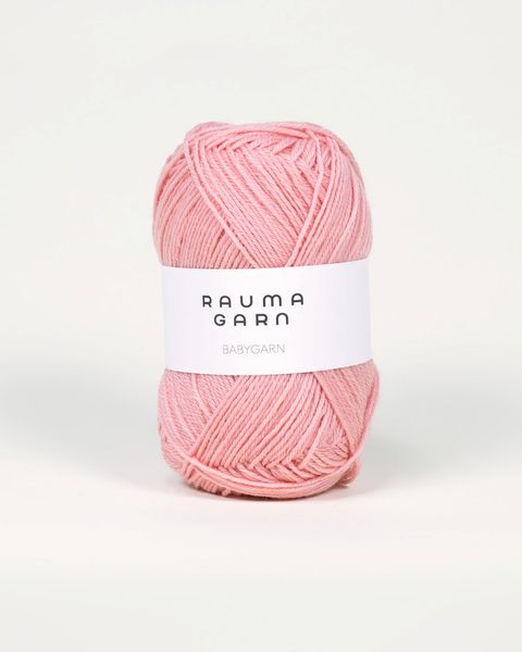 Hovedbilde Babygarn B62 Pudderrosa Rauma garn