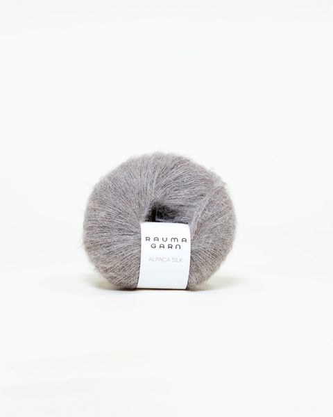 Hovedbilde Rauma Alpaca Silk 1360 Gråbrun garn