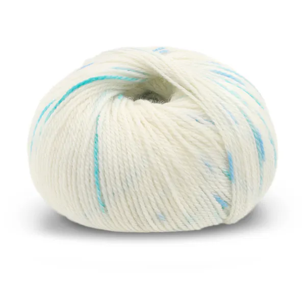 Hovedbilde Alpakka Wool 570 Hvit/blå print DSA