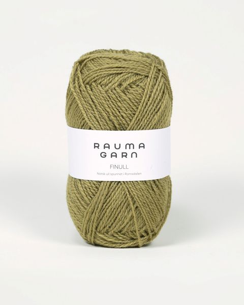 Hovedbilde Rauma Finull 489 Kakigrønn garn