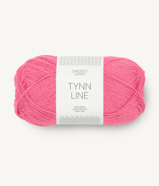 Hovedbilde Sandnes Tynn Line 4315 Bubblegum Pink garn
