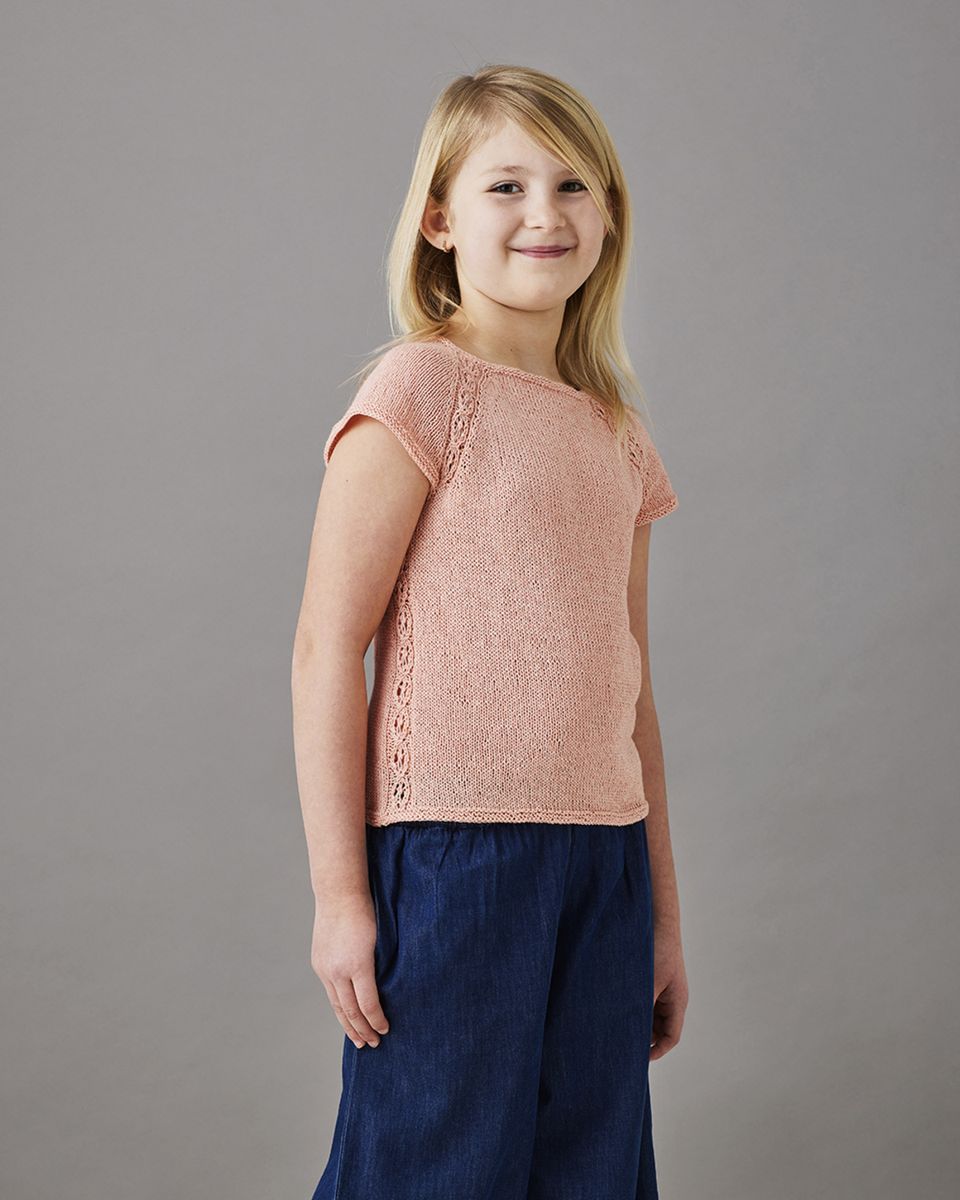 891158 Tee med fletter til barn by Permin, PDF