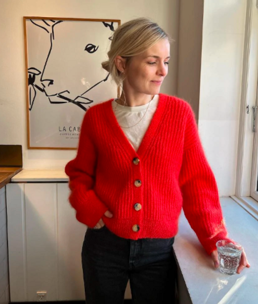 Hovedbilde Agnete cardigan PetiteKnit oppskrift
