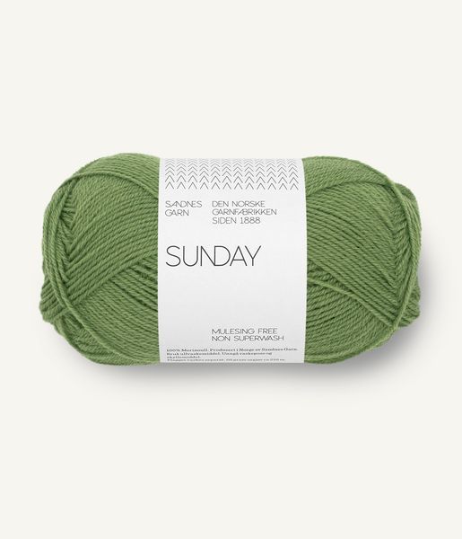 Hovedbilde Sandnes Sunday 8753 Vineyard Green garn