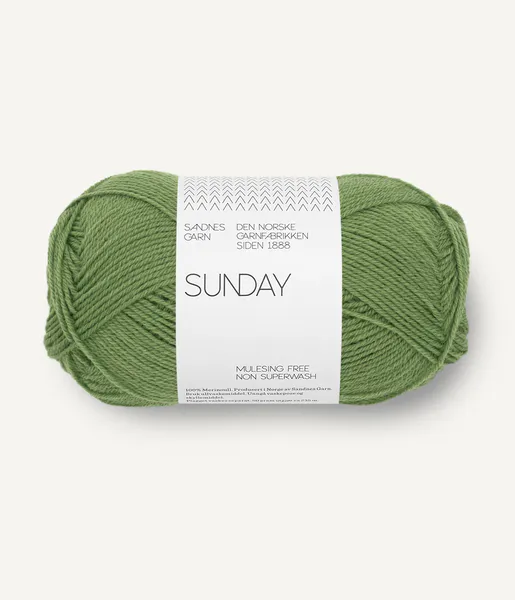Hovedbilde Sandnes Sunday 8753 Vineyard Green garn